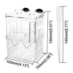 Senzeal: boîte élevage poisson vivipares, bac flexible pour reproduction contrôlée.