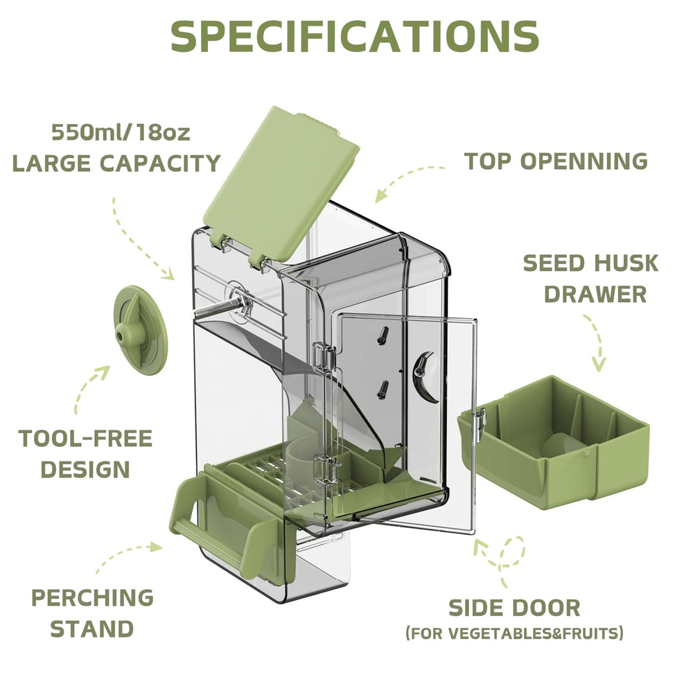 Septillar montage sans outils, installation rapide sur votre cage.