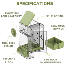 Septillar montage sans outils, installation rapide sur votre cage.