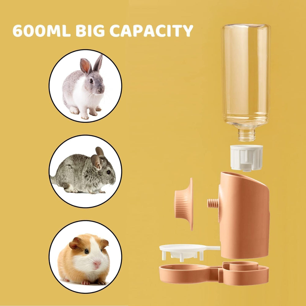 Septillar utilisation silencieuse rose, boisson discrète pour animaux sensibles.