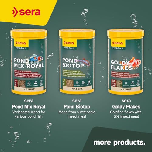 Sera Pond Flakes: pratique pour nourrir sans polluer l’eau du bassin.