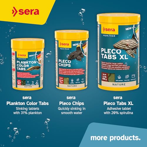 Sera Viformo Nature: tablettes à dissolution lente pour nourrir les poissons du fond.