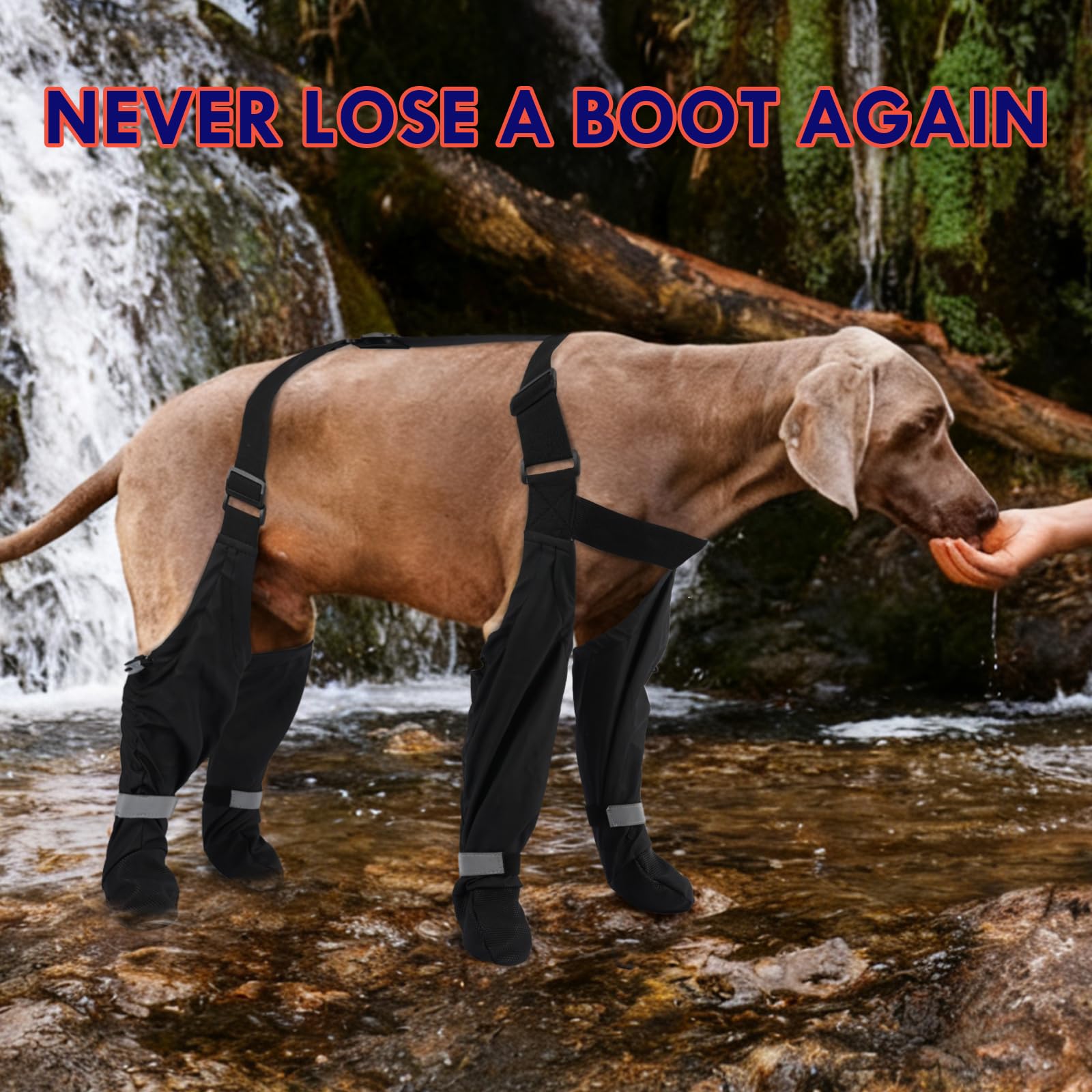 Nettoyage rapide des bottes SeranPup après balade.