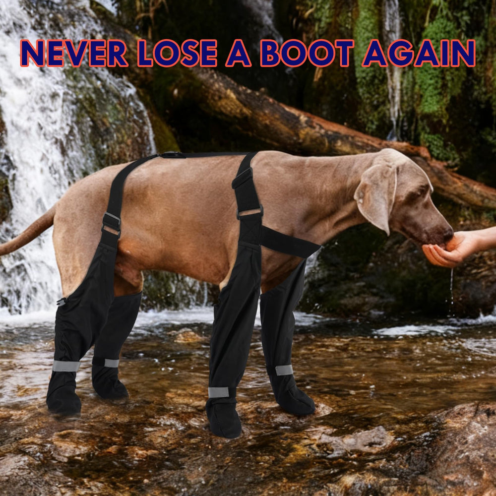 Nettoyage rapide des bottes SeranPup après balade.