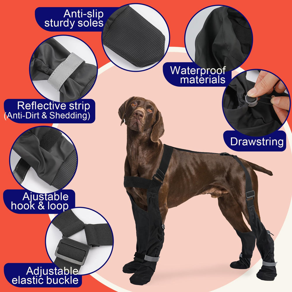 Système suspendeur SeranPup sécurisant pour quatre bottes.