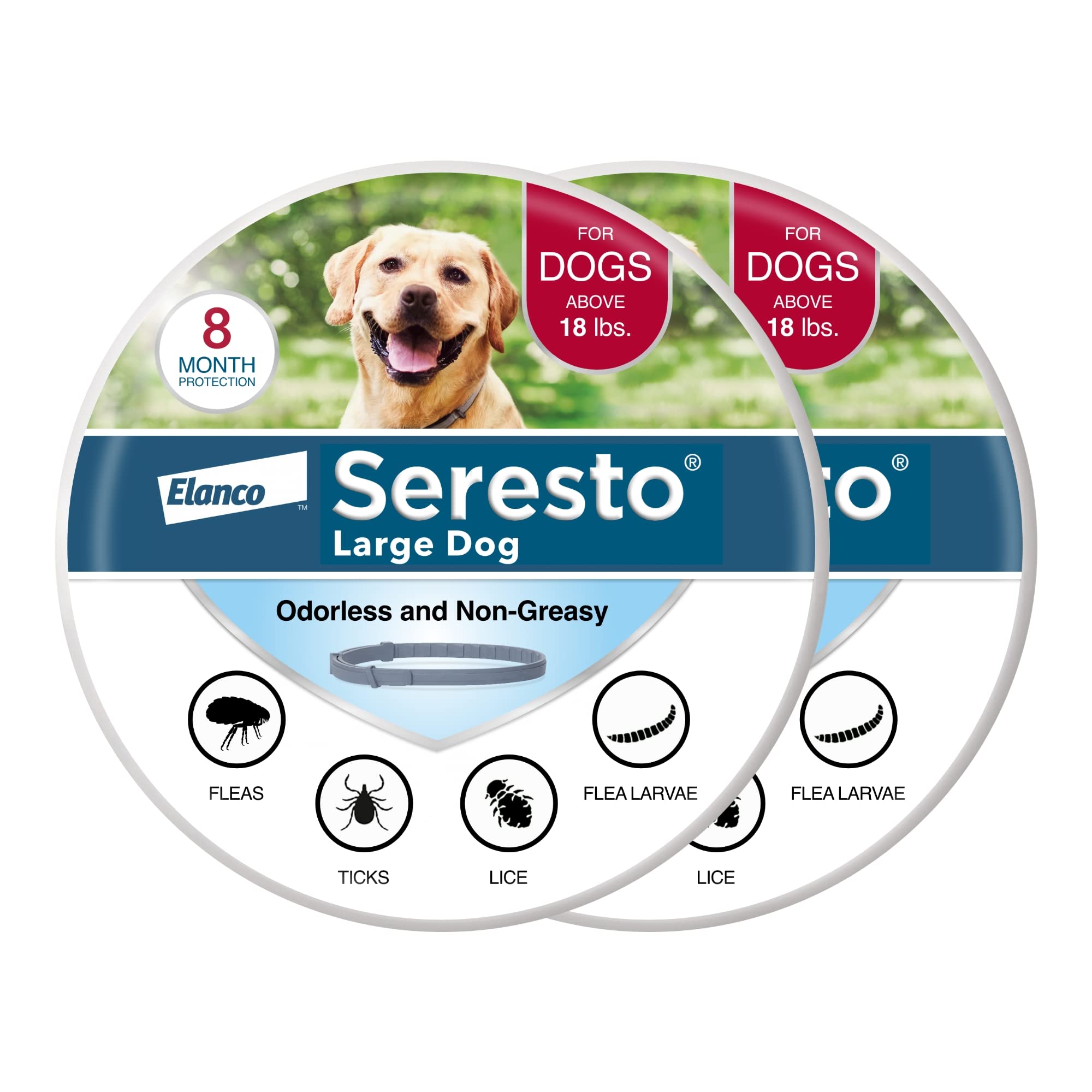 Seresto collier chien grande taille: élimine puces et tiques au contact