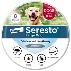 Seresto collier pour chien grand protège puces et tiques durablement