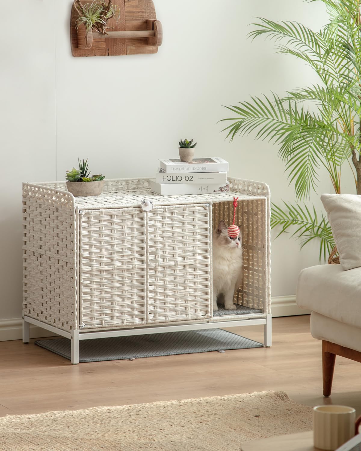 SETVSON tapis litière absorbant, retire les poussières et protège le sol.