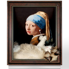 Seyossbe Mona Lisa lit-chat-tableau – design élégant pour chats d’intérieur et confort visuel.