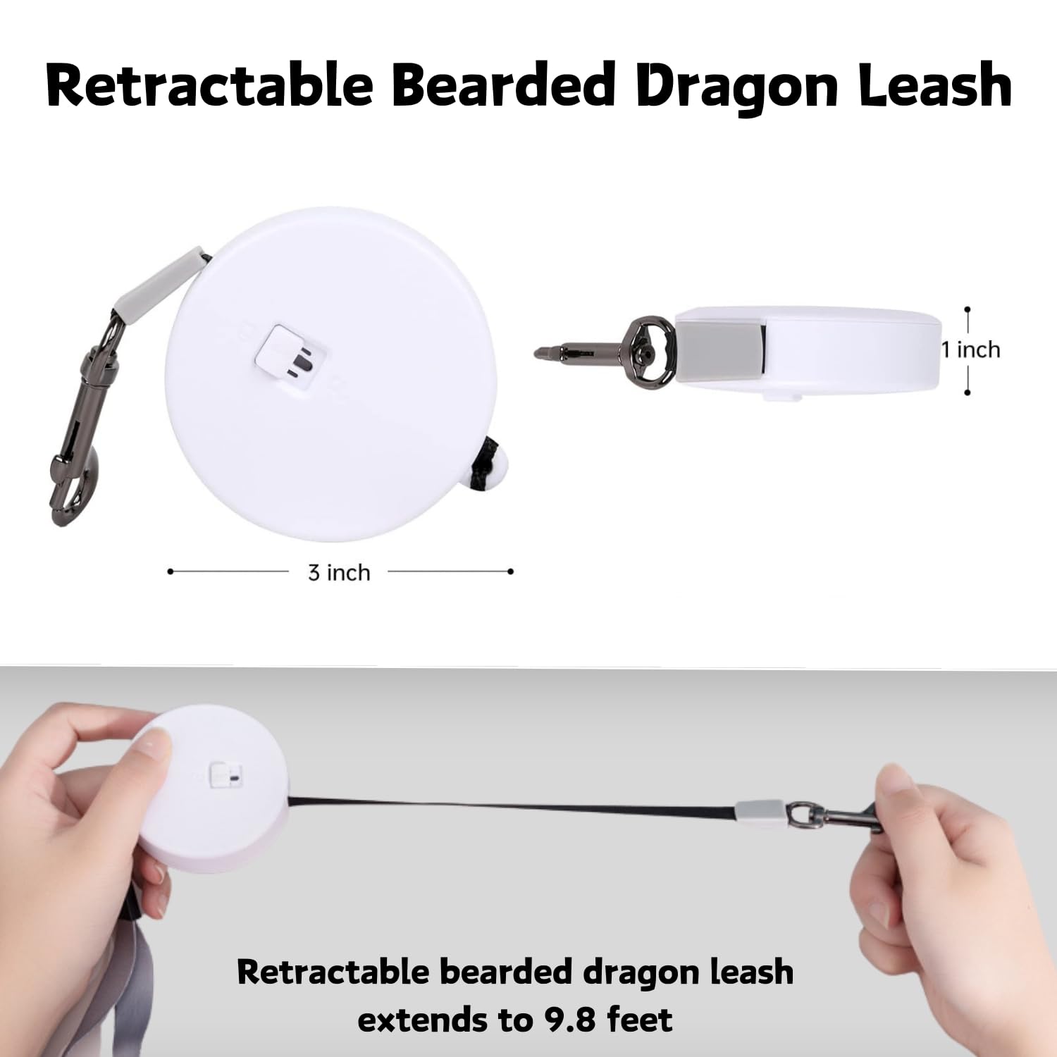 Harnais SEZDEKI en cuir doux pour lezard barbu, protection poitrine et cou.