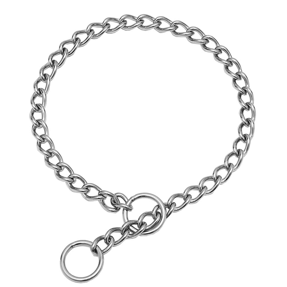 SGODA collier d'entraînement pour chien en chaîne, acier inox 304 durable