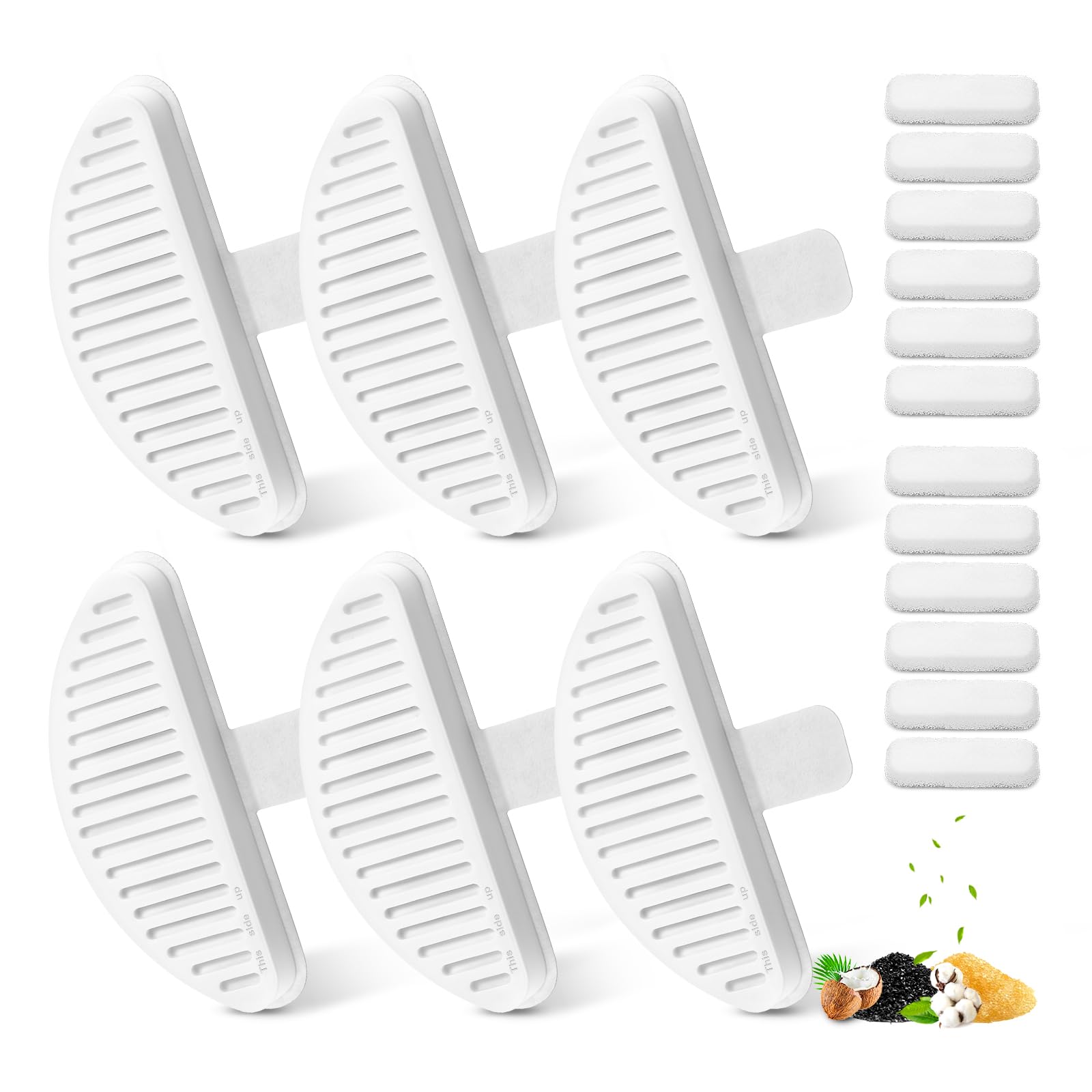 Entretien régulier SgurFin fontaine chat 67oz, filtres et éponges inclus