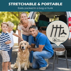 SHAINFUN support-bol-chien pliable et portable idéal voyage.