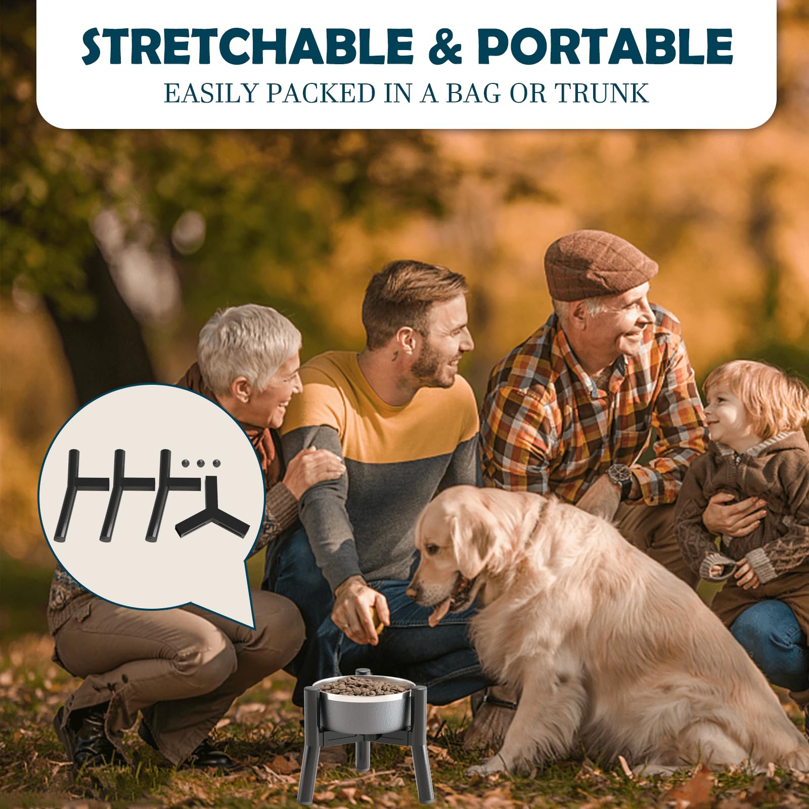 Cadre pliable et portable, idéal pour voyager avec votre chien.