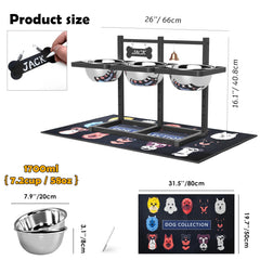 SHAINFUN tapis-anti-deversement protège le sol pendant les repas.