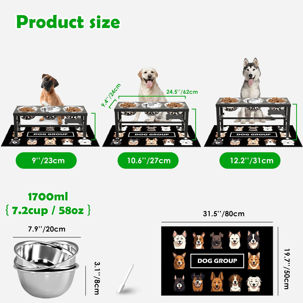 SHAINFUN tapis splash anti-déversement, protège le sol pendant les repas