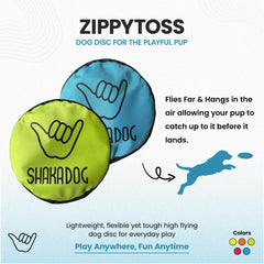 ZippyToss par Shaka, disque lumineux et flottant pour des jeux près de l'eau.