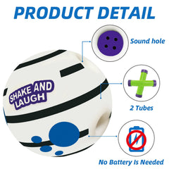 SHAKE AND LAUGH balle interactive avec sons, stimule le jeu actif