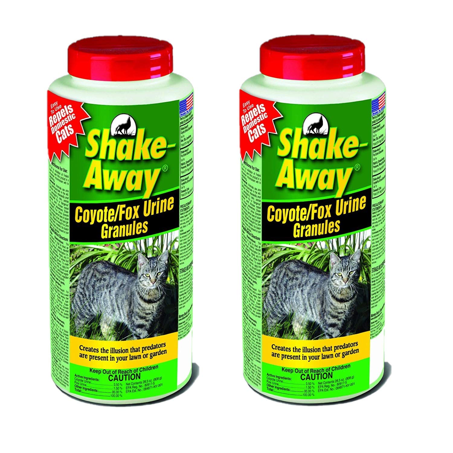 Shake-Away granules d’urine, dissuasion naturelle des chats et protection du jardin