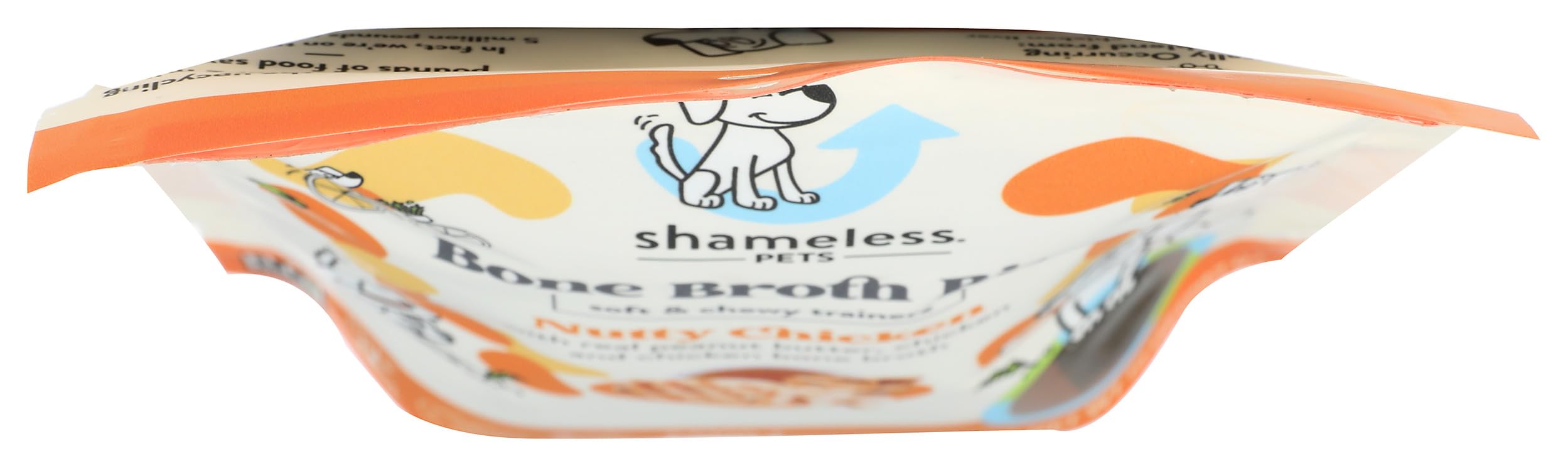 Shameless Pets Arôme-poulet-cacahuete, parfum séduisant pour chien lors du goûter.