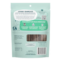 Shameless Pets Triple Menthe bâtonnets dentaires ridgés pour nettoyage en profondeur.