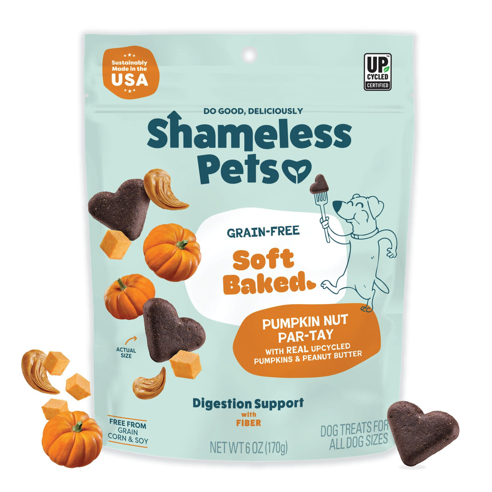 Shameless Pets: biscuit doux-potiron-cacahuète pour récompenser l'entraînement.