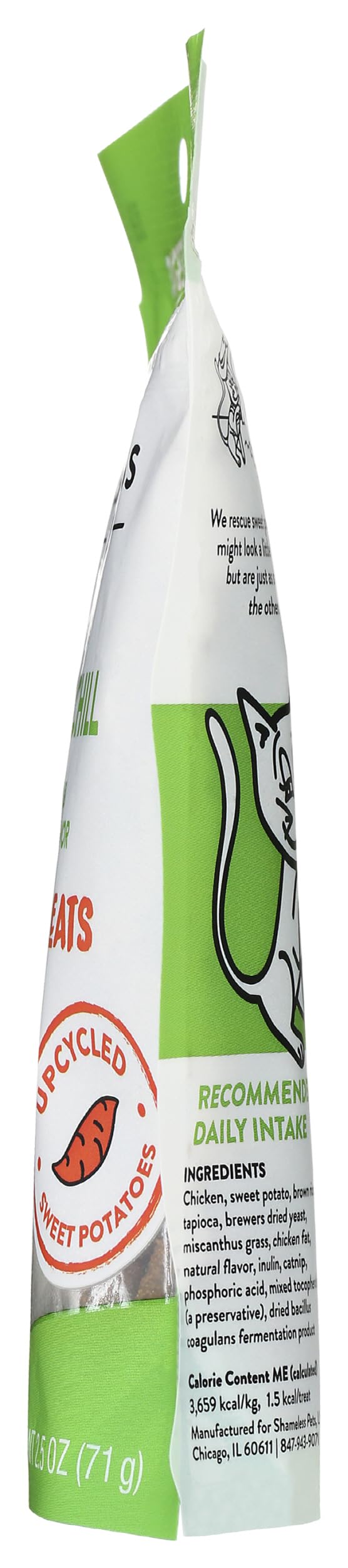 Shameless Pets fabriqué aux États‑Unis par des nutritionnistes animaux.