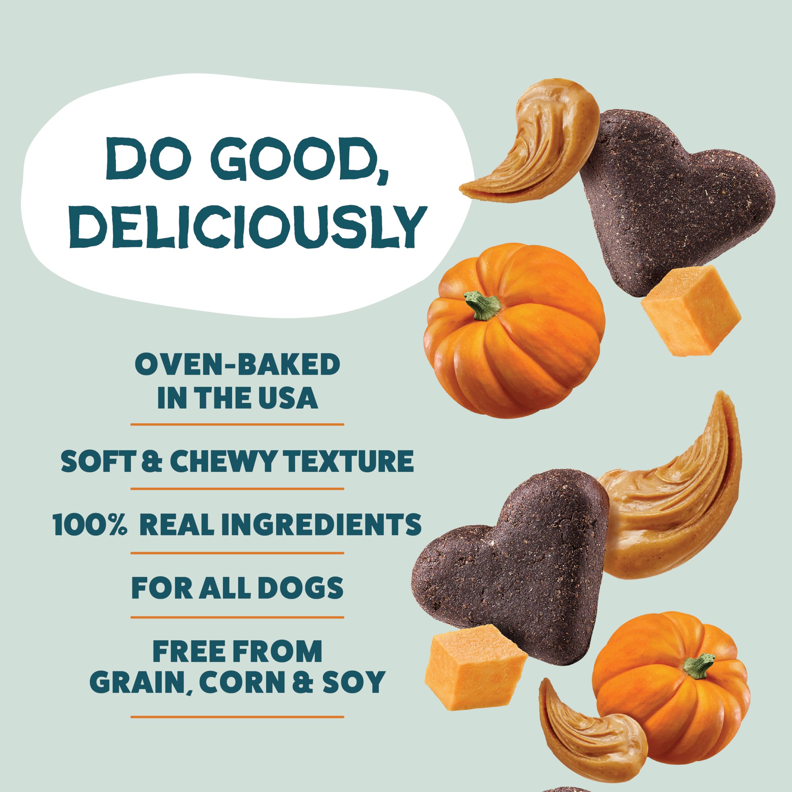 Shameless Pets Pumpkin Nut Partay ingrédients simples et naturels.