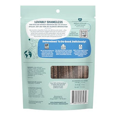 Shameless Pets ingrédients recyclés myrtille-menthe, saveur naturelle et respectueuse.