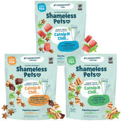 Shameless Pets croquettes chat en paquet croquant, friandises pour régaler votre chat.