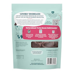 Shameless Pets biscuit doux sans céréales, soutien digestif grâce à la fibre.