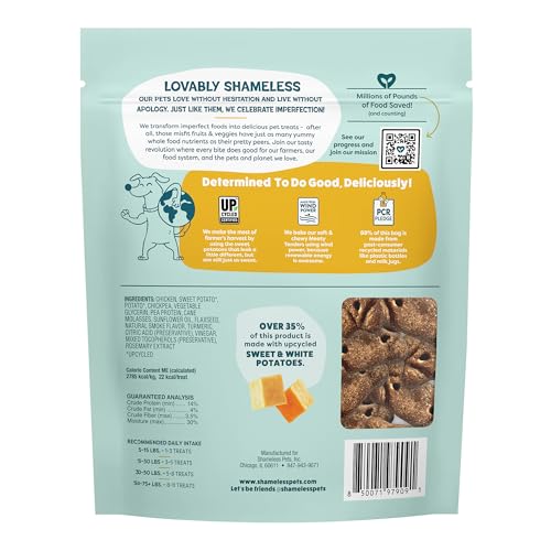 Shameless Pets Cheeky Chicken Meaty Tenders texture-douce: mâchage facile pour chiens de tous âges.