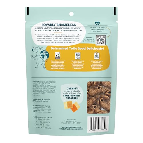 Shameless Pets Texture douce poulet : douceur idéale pour chiens sensibles.