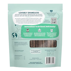 Shameless Pets Triple Mint – sticks dentaires à texture ridgée pour nettoyage en profondeur.