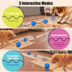 Shapana Balle Interactive, mode Doux pour jeu contrôlé et calme.