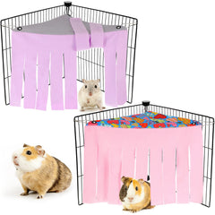 Hamac-refuge peluche Shappy gris et rose, offre un endroit douillet pour se reposer.