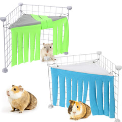 Shappy refuge-angle en peluche, ensemble de 2 pièces pour petits animaux et jeu