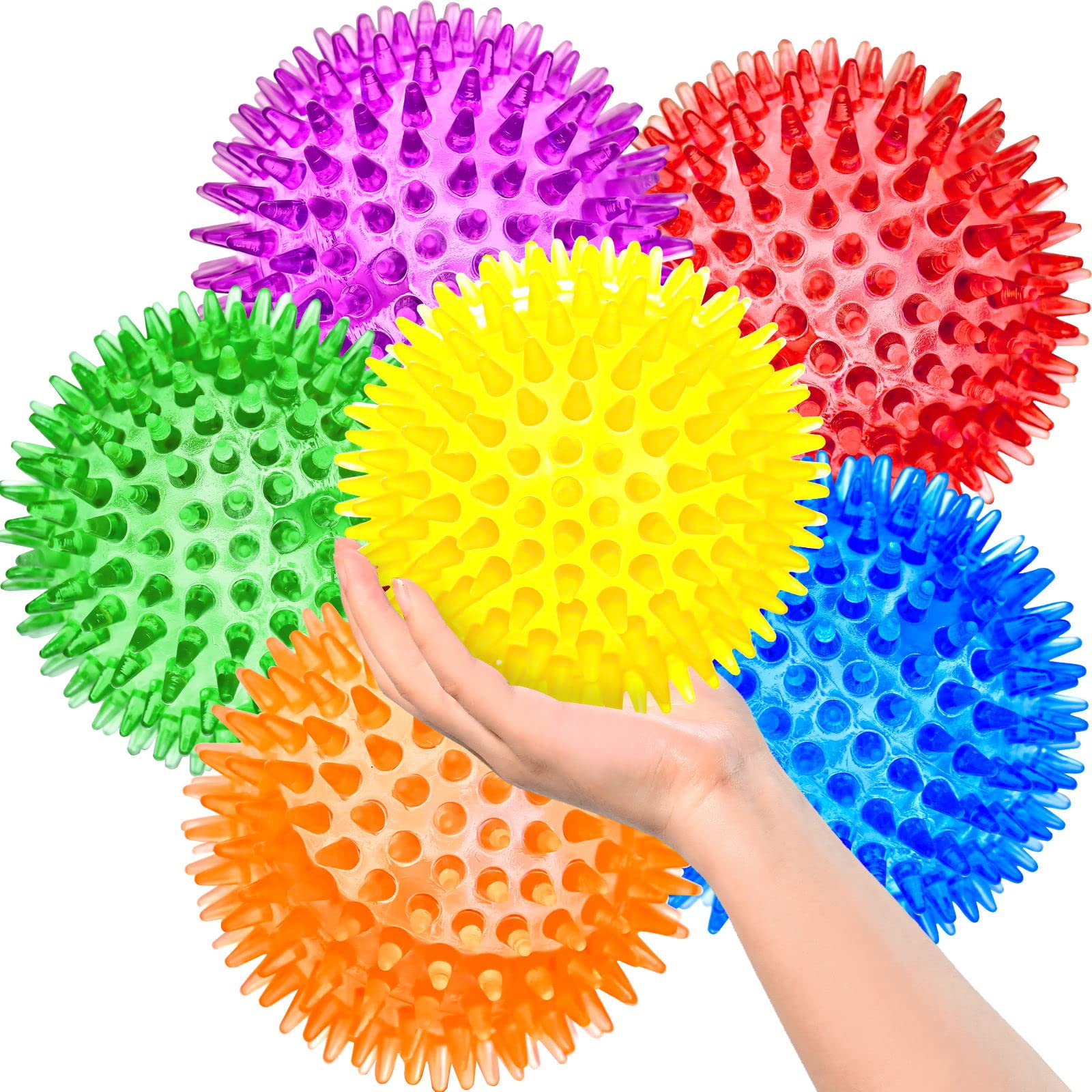 Balle SHARLOVY 3,5 pouces squeaky pour chiens, idéale pour le jeu et la promenade.