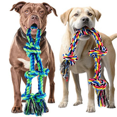 SHARLOVY corde-dur chien grand 2-paquets, robustesse pour mâchoires puissantes.