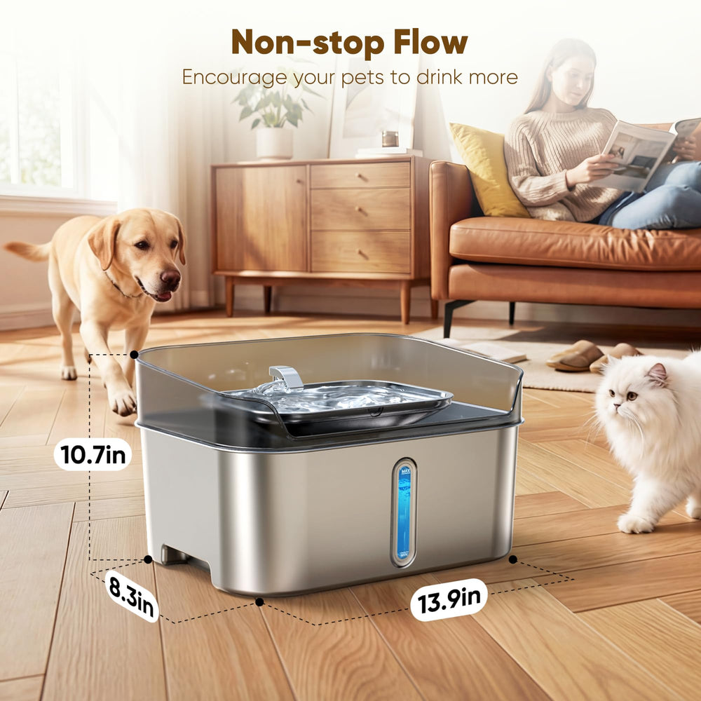 SHARLOVY flux-lateral-fontaine-eau – flux latéral pour réduire les gouttes.