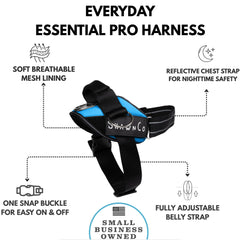 SHAWNCO Essential Pro harnais robuste et confortable avec doublure en maille respirante