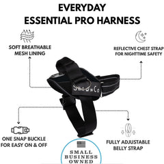 ShawnCo Harnais Essential Pro — trois points d'attache pour maîtriser la traction.