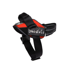 Harnais ShawnCo Essential Pro vu avant pour un confort et un contrôle améliorés.