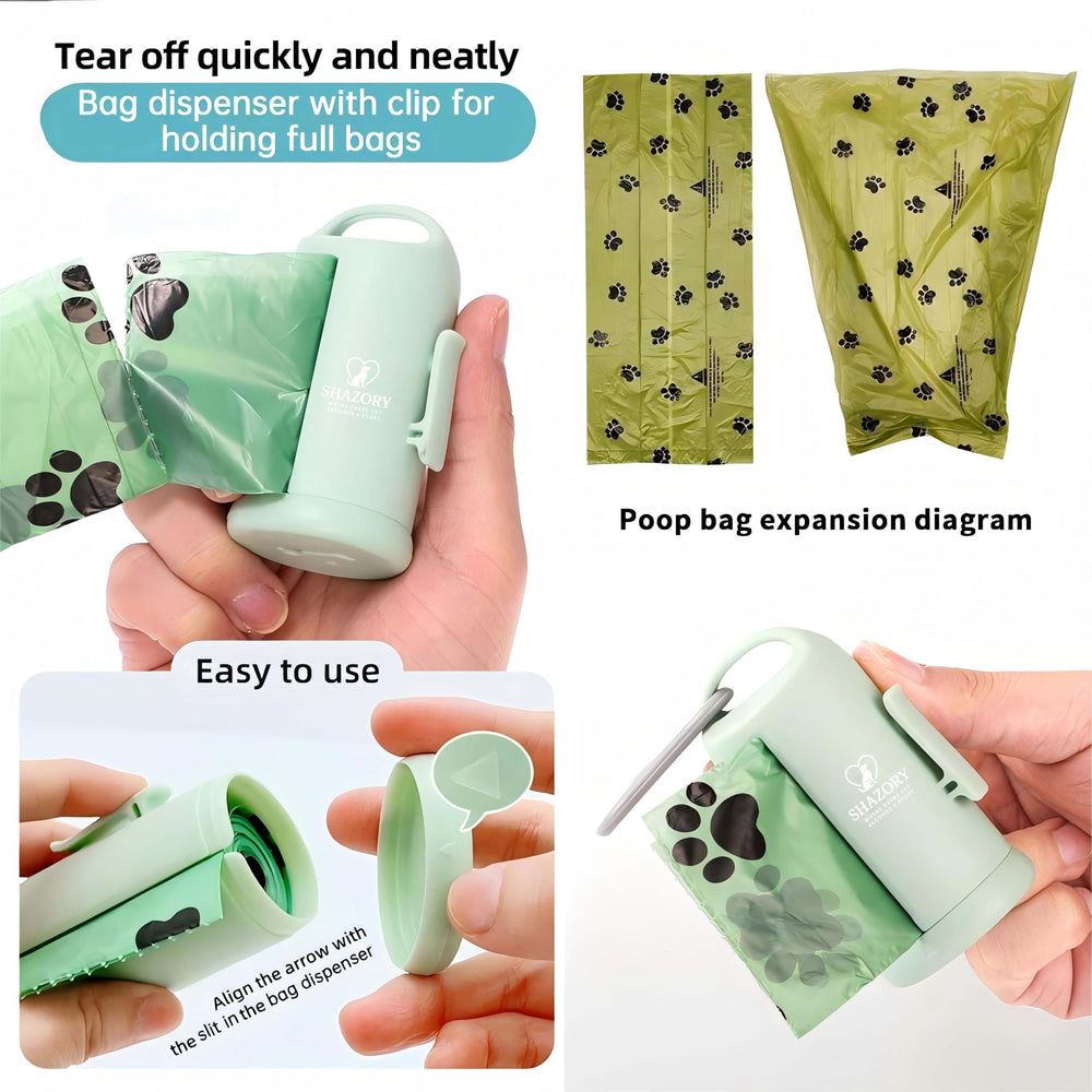 SHAZORY ramasse-crottes pratique pour les sorties quotidiennes avec chiens et chats