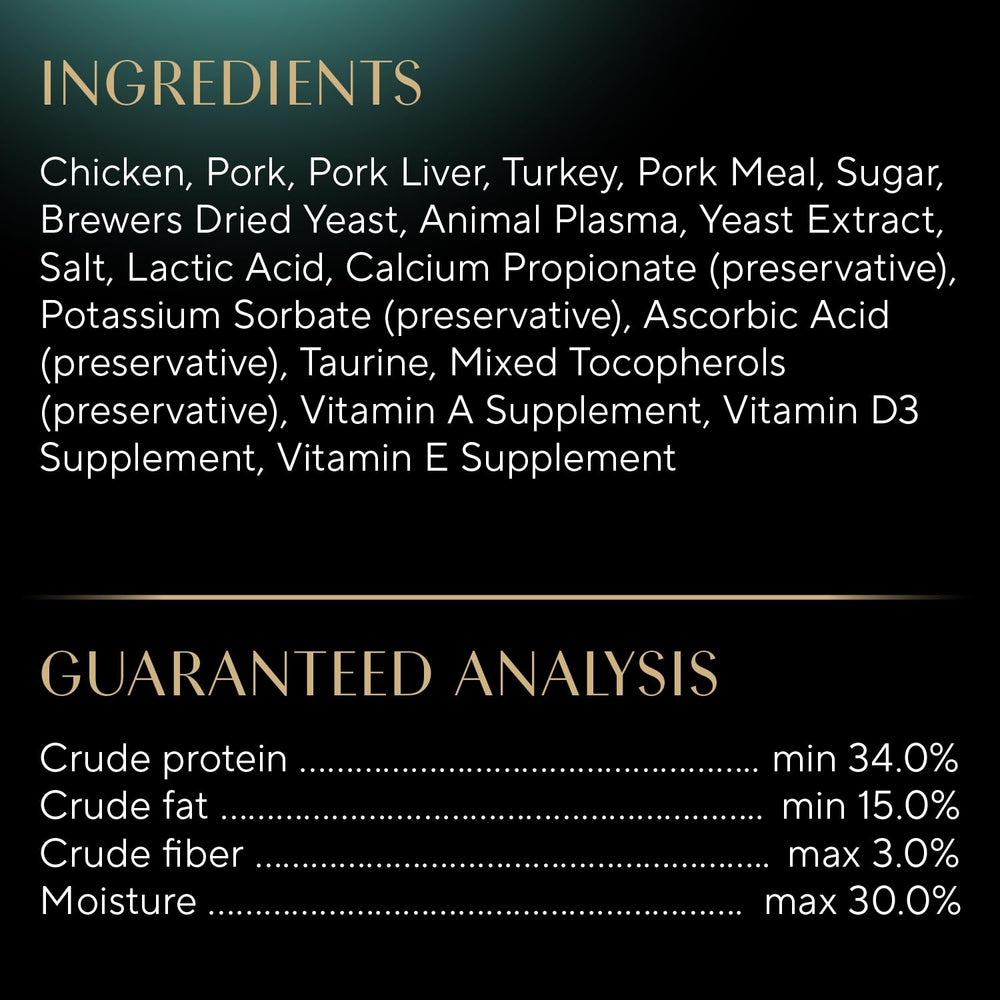 Sheba Meaty Tender Sticks – oméga-6 offrant des graisses saines pour le pelage.
