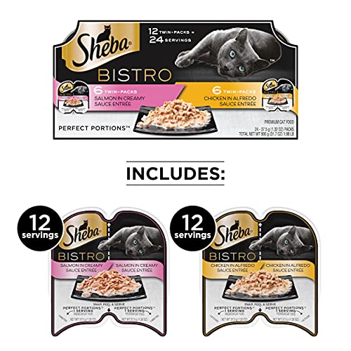 Sheba Perfect Portions Bistro saumon creme barquette : saveur irrésistible et portion pratique