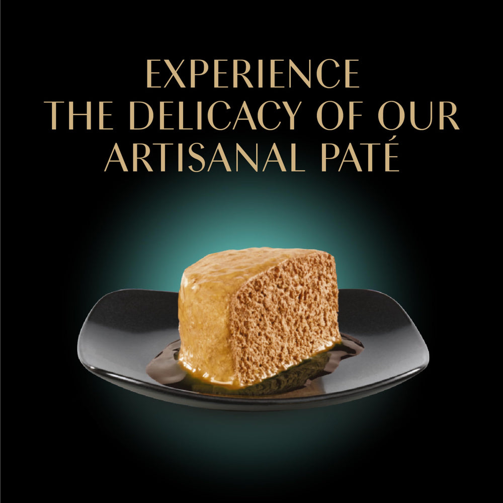Pâté bœuf tendre Sheba Perfect Portions, texture facile à mâcher.