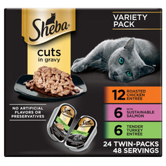 Sheba portions parfaites – emballage pratique, prêt à servir
