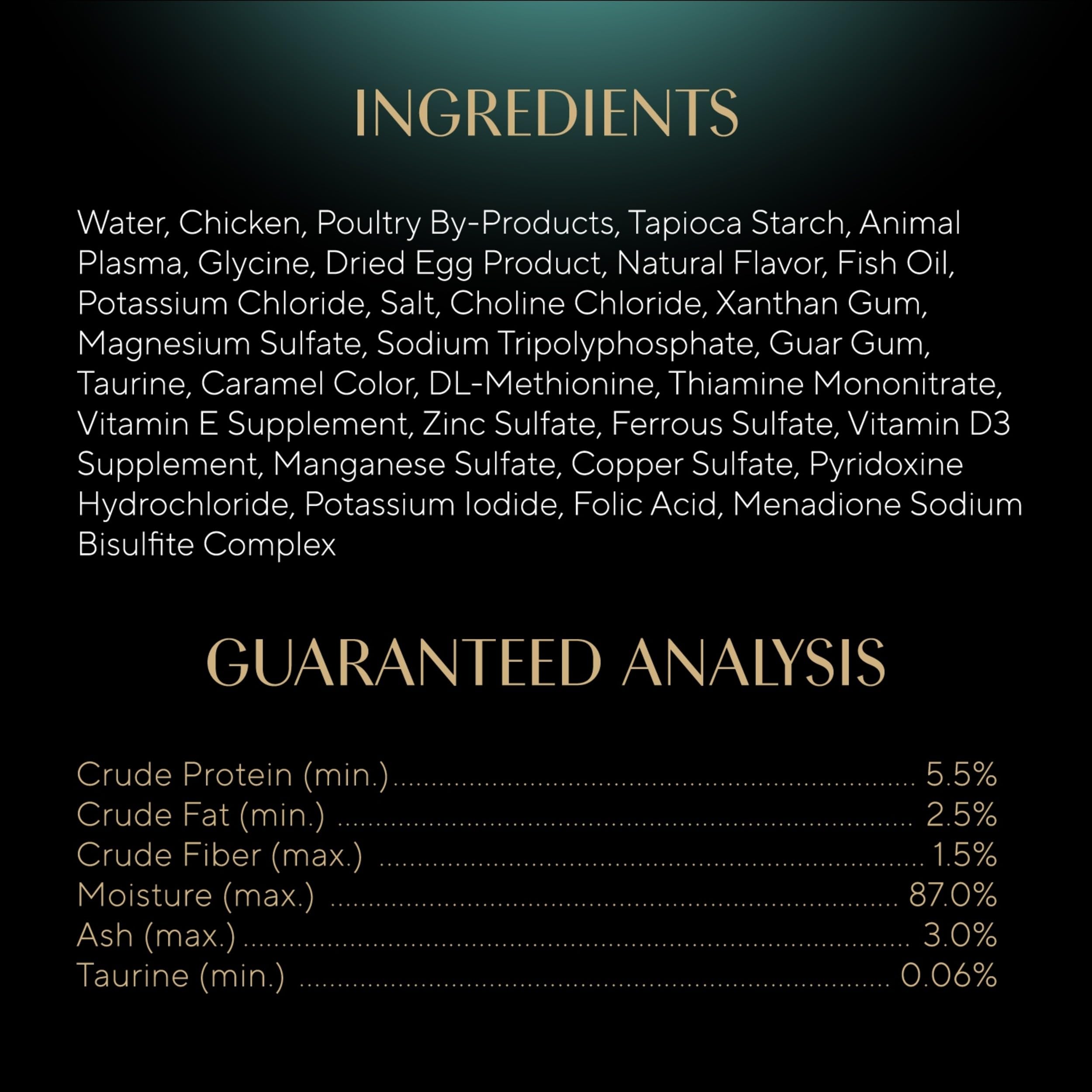 Sheba Gravy Indulgence: fabriqué aux États‑Unis avec des ingrédients de qualité.