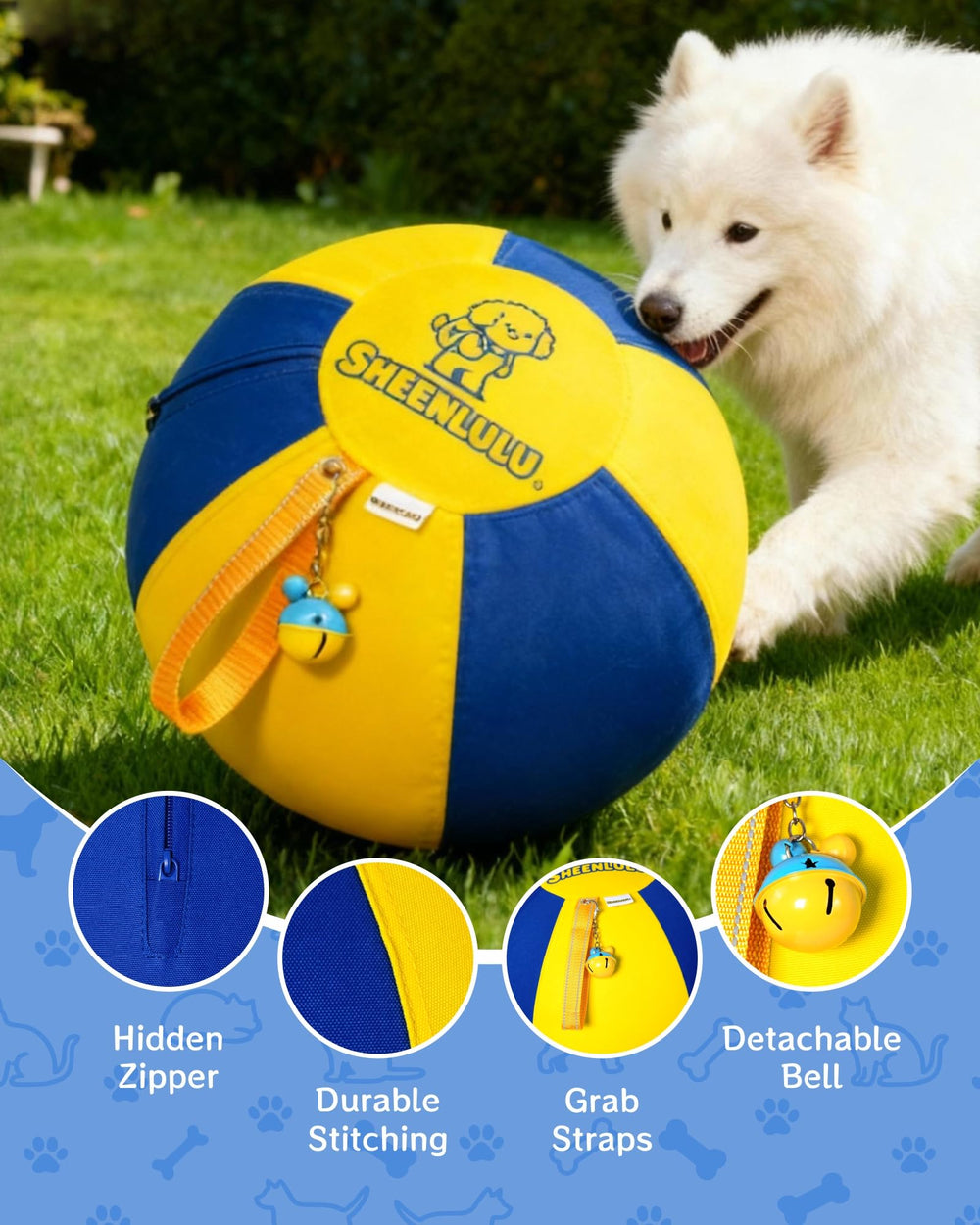 SHEENLULU Ball en plein air, idéal pour exercices et jeux actifs.